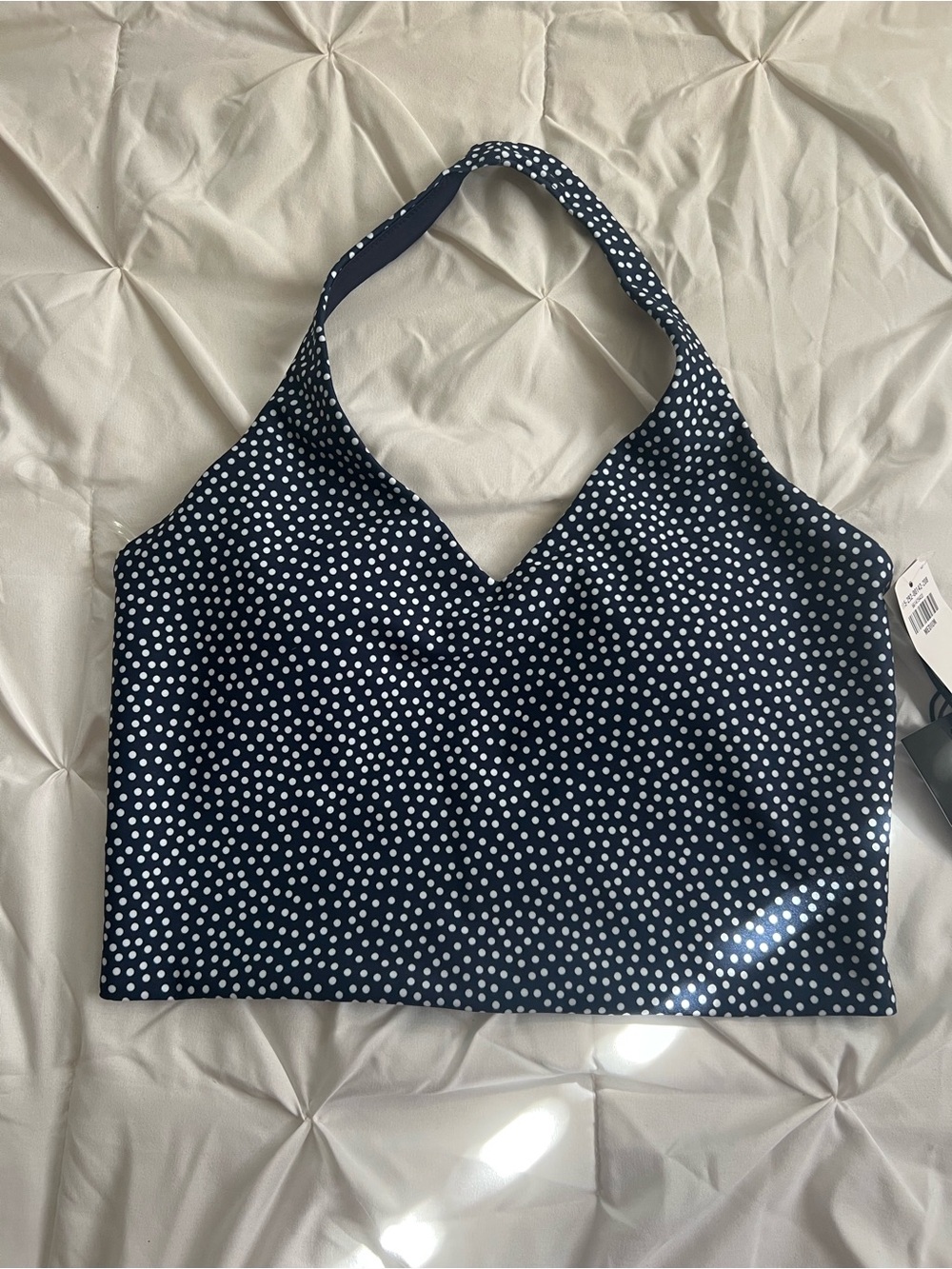 NWT Abercrombie YPB Polka Dot Workout Top